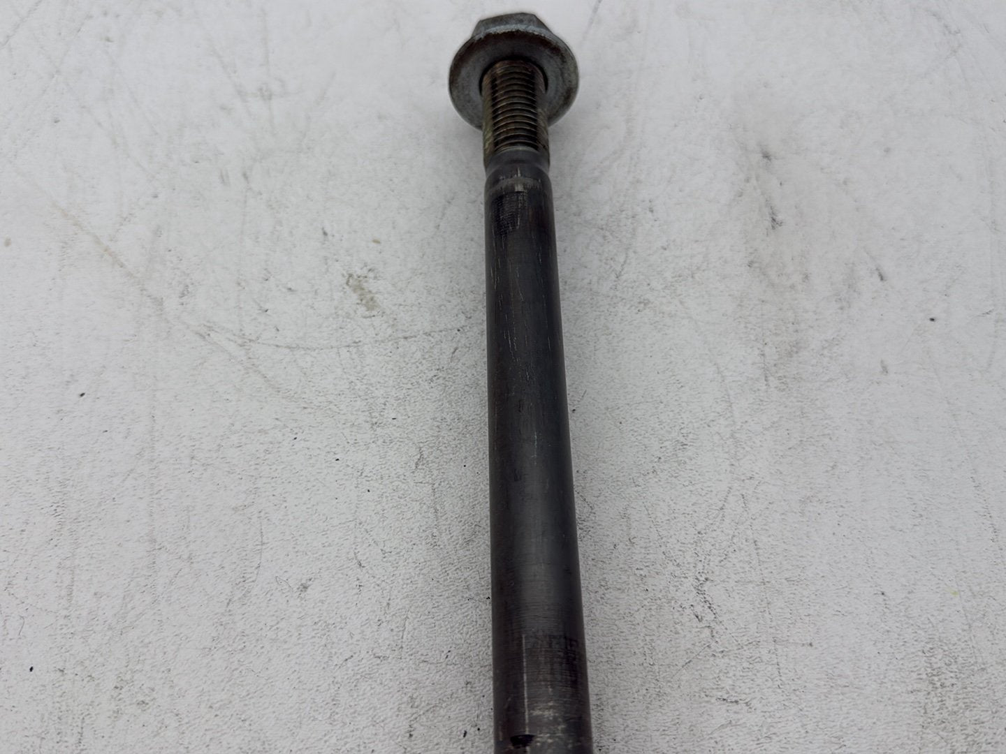 2006 Harley Dyna FXDWGI Wide Glide OEM Rear Fork Swingarm Pivot Bolt Shaft