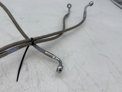 2010 Harley Street Glide Touring FLHX OEM Front Brake Hose Line Pipe NON-abs