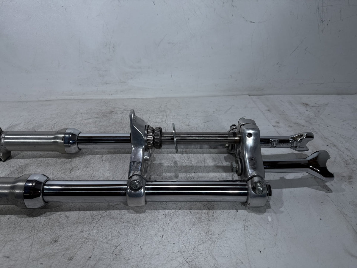 00 Harley Sportster 1200 XL1200C Front Triple Tree Set & LH RH Fork Legs Sliders