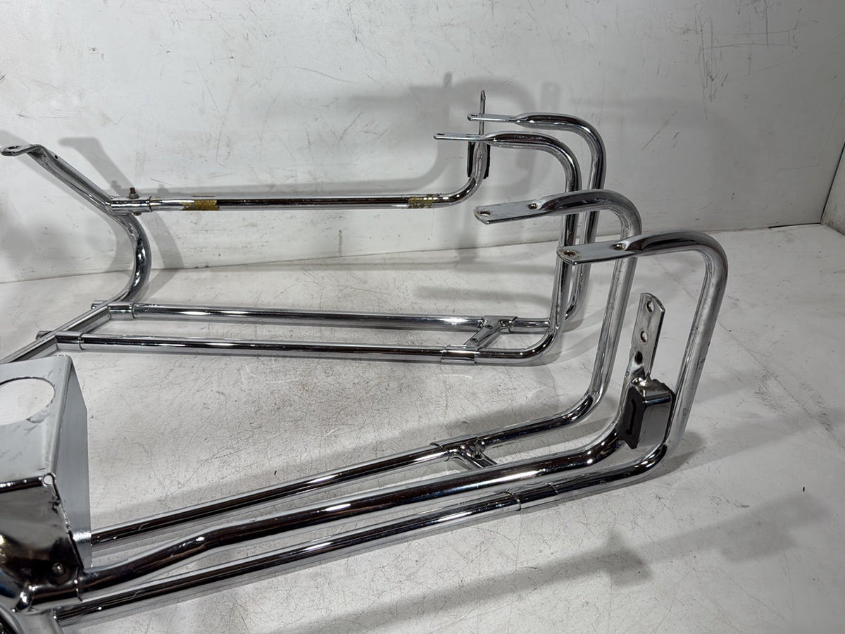 1990 Harley Electra Glide Touring OEM Rear Left Right Saddlebag Guard Rails Bar