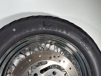 2005 Harley Touring FLHRCI Road King Classic OEM Front Rear Wheel Rim Tire Spoked