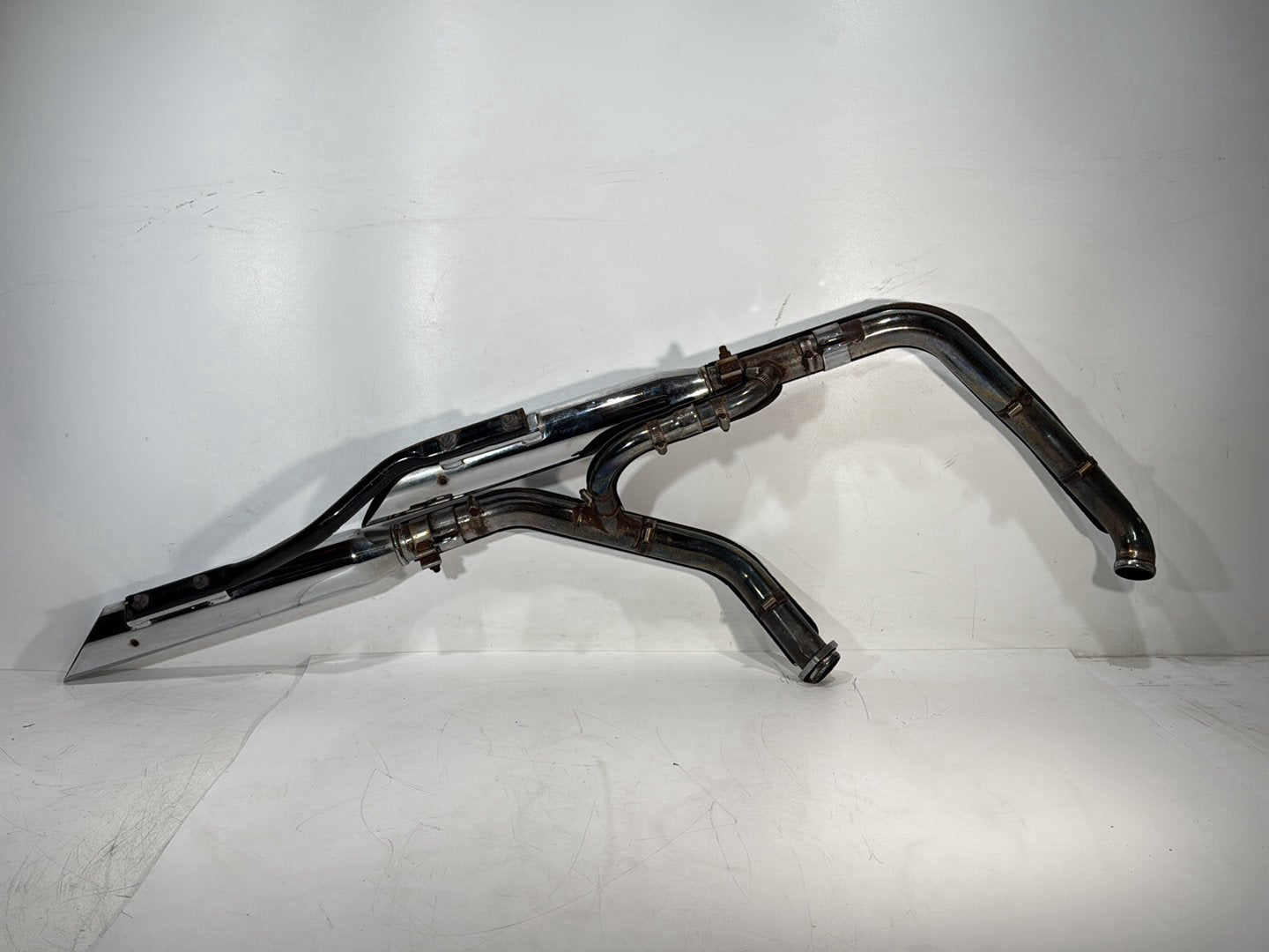 2005 Harley Dyna FXDWG Wide Glide OEM Exhaust Header Muffler Pipes Screamin Eagle