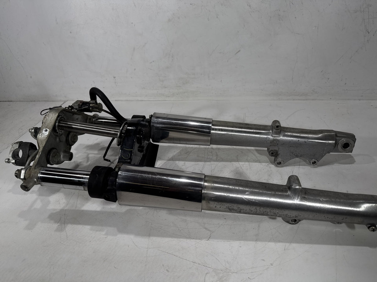 93 Harley Electra Touring Sport Front Triple Tree Set & LH RH Fork Legs Sliders