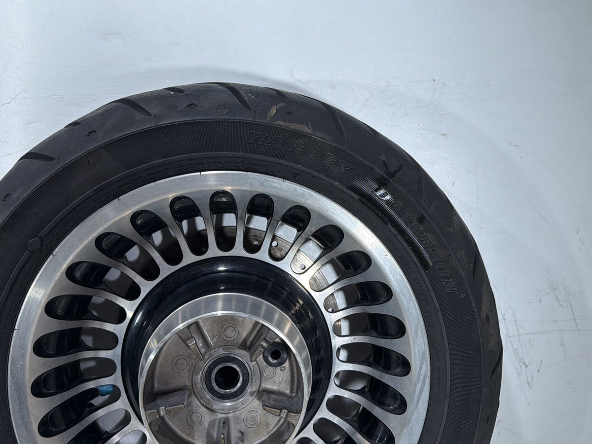 2012 Harley Electra Glide Touring Ultra Front & Rear Wheel Rim Tire 17" 16" NON-abs