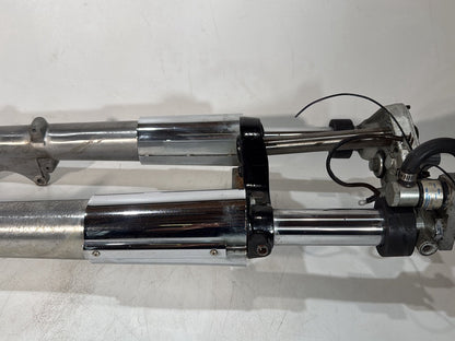 1984 - 1998 Harley-Davidson Touring Electra Glide Classic Front Triple Tree Set & LH RH Fork Legs Sliders
