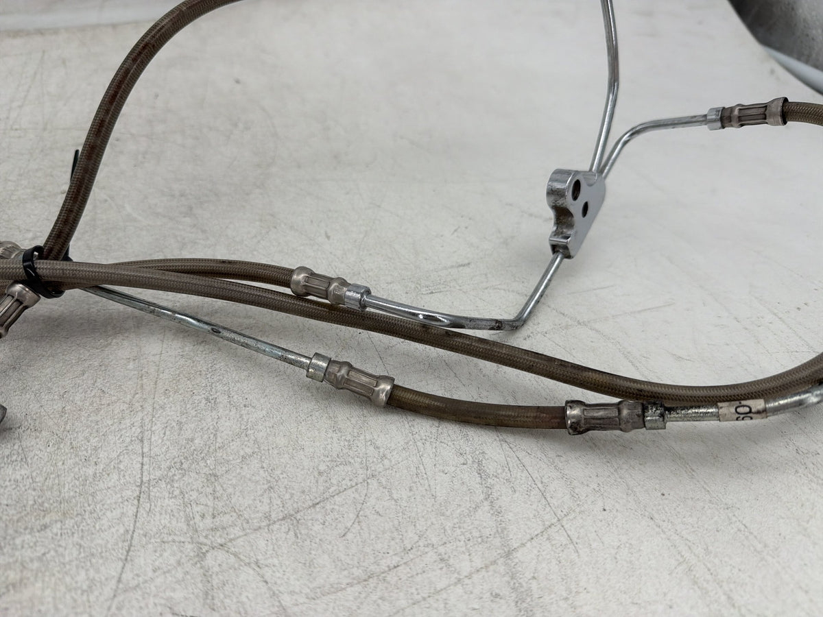 2009 Harley Electra Touring CVO Screamin Eagle OEM Front Brake Hose Line Pipe