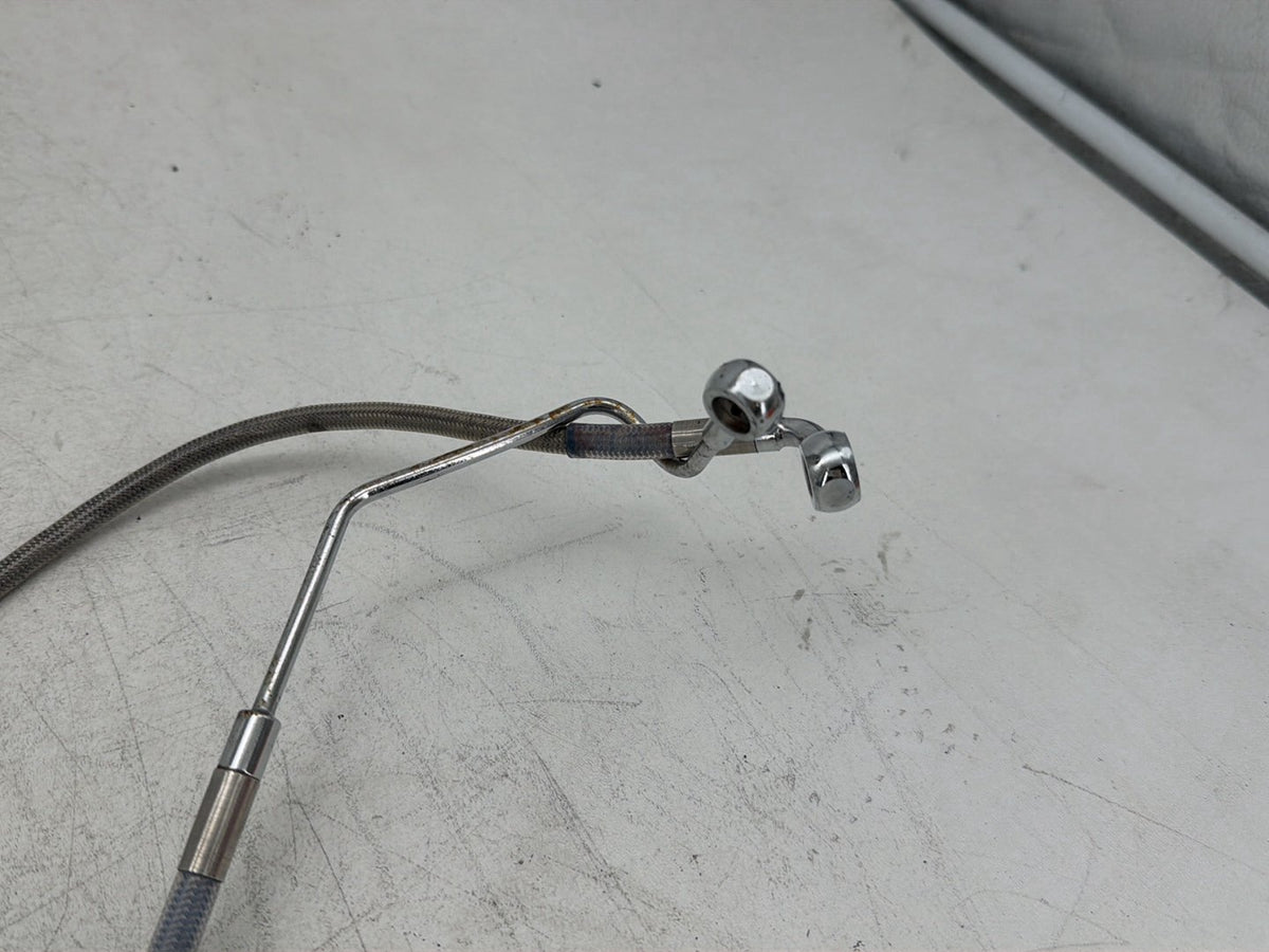 2005 Harley Softail Fat Boy FLSTF OEM Rear Brake Hose Line Pipe
