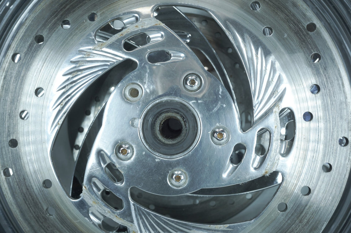 1999 Harley Touring FLHR Road King Front Wheel Rim Tire Chrome MT90B16 16" 74H