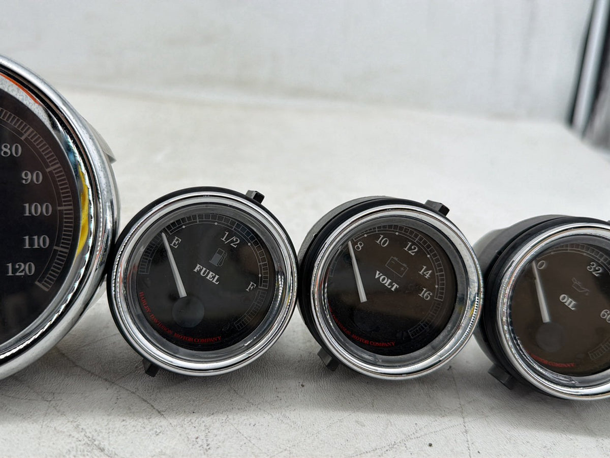 2007 Harley Electra Glide Touring OEM Air Oil Volt Fuel Tacho Speedo Gauges