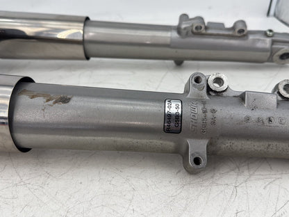 2004 Harley Touring FLHT Electra Glide OEM Front Triple Tree Set & LH RH Fork Legs Sliders