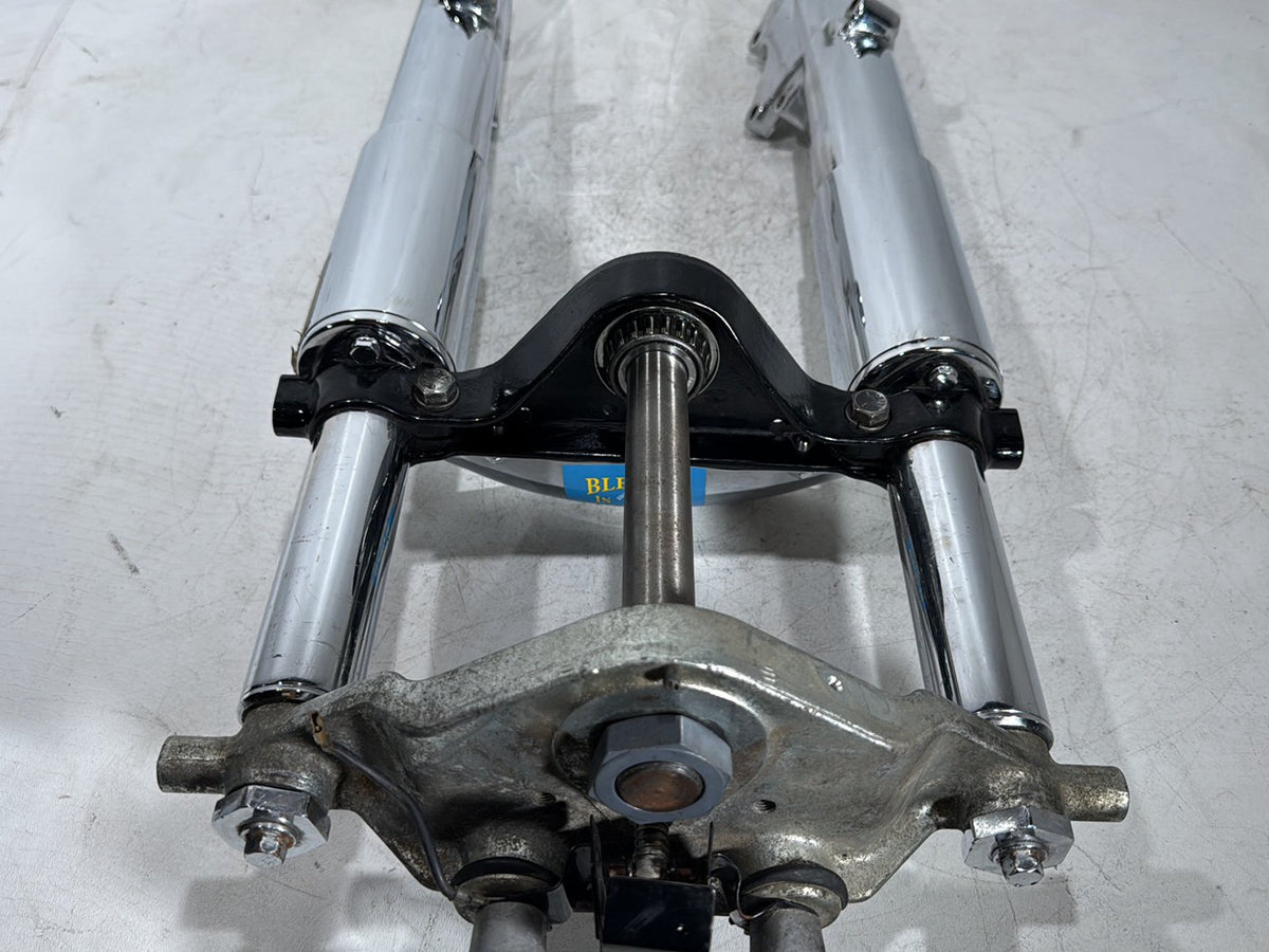 1990 Harley Electra Glide Touring Sport Front Triple Tree Set & LH RH Fork Legs Sliders
