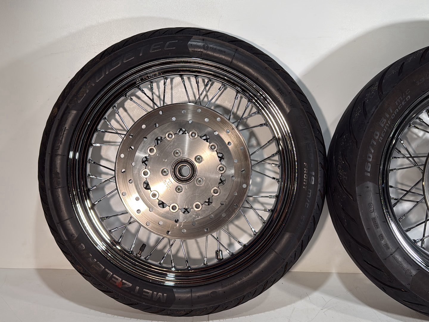 2007 - 2017 Harley-Davidson Dyna Super Glide Custom Front Rear Wheel Rim Tire Spoked 43105-06 , 40979-06