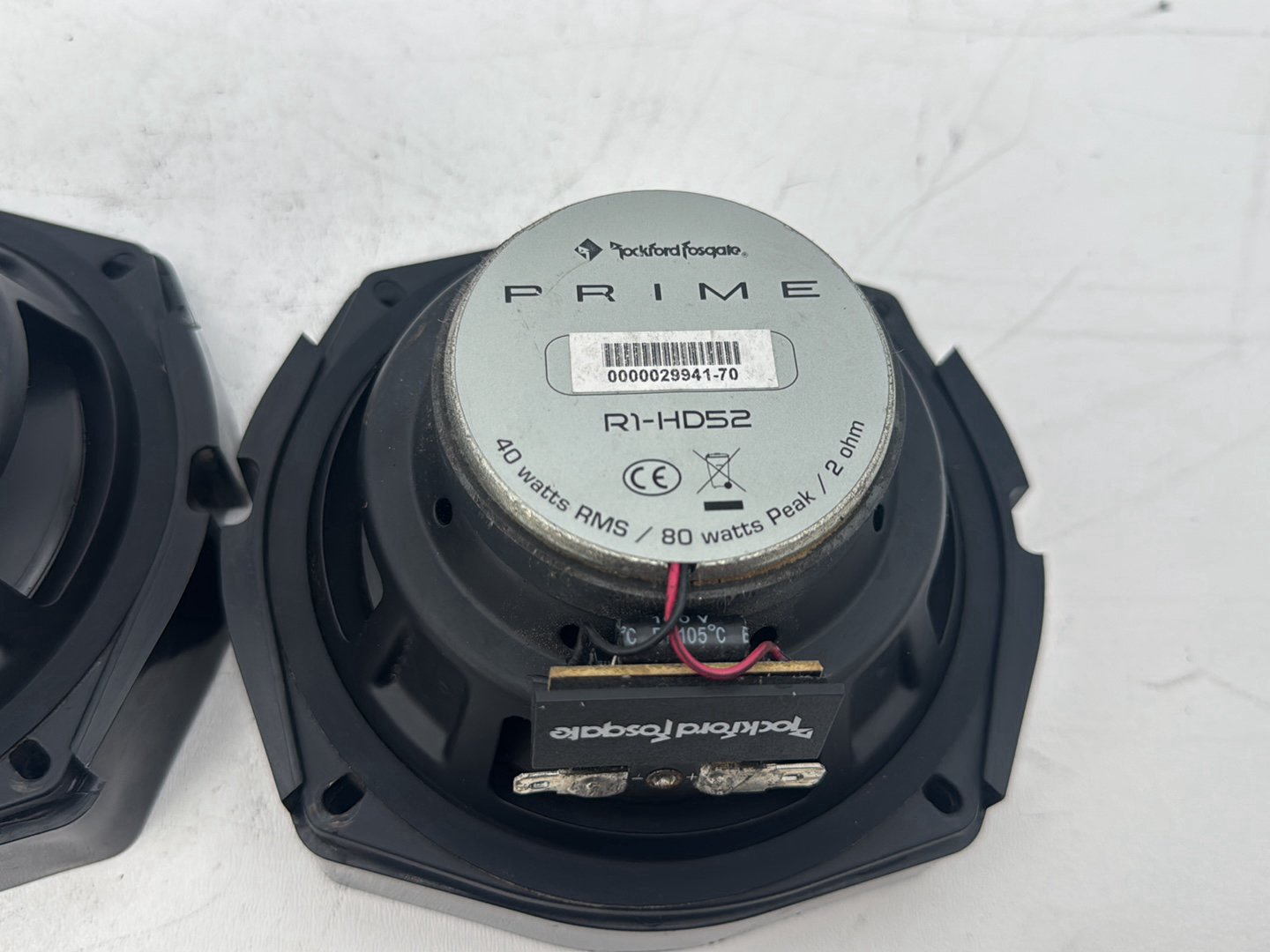 08 Harley Touring Electra Glide Left Right Sound Audio Speakers Rockford R1-HD52