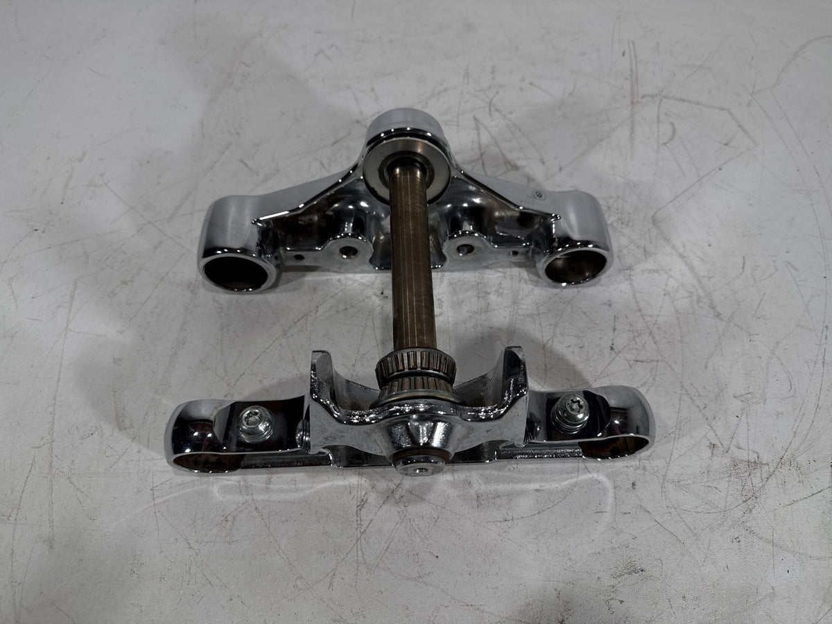2003 Harley Softail Deuce FXSTDI OEM Front Fork Upper Lower Triple Tree