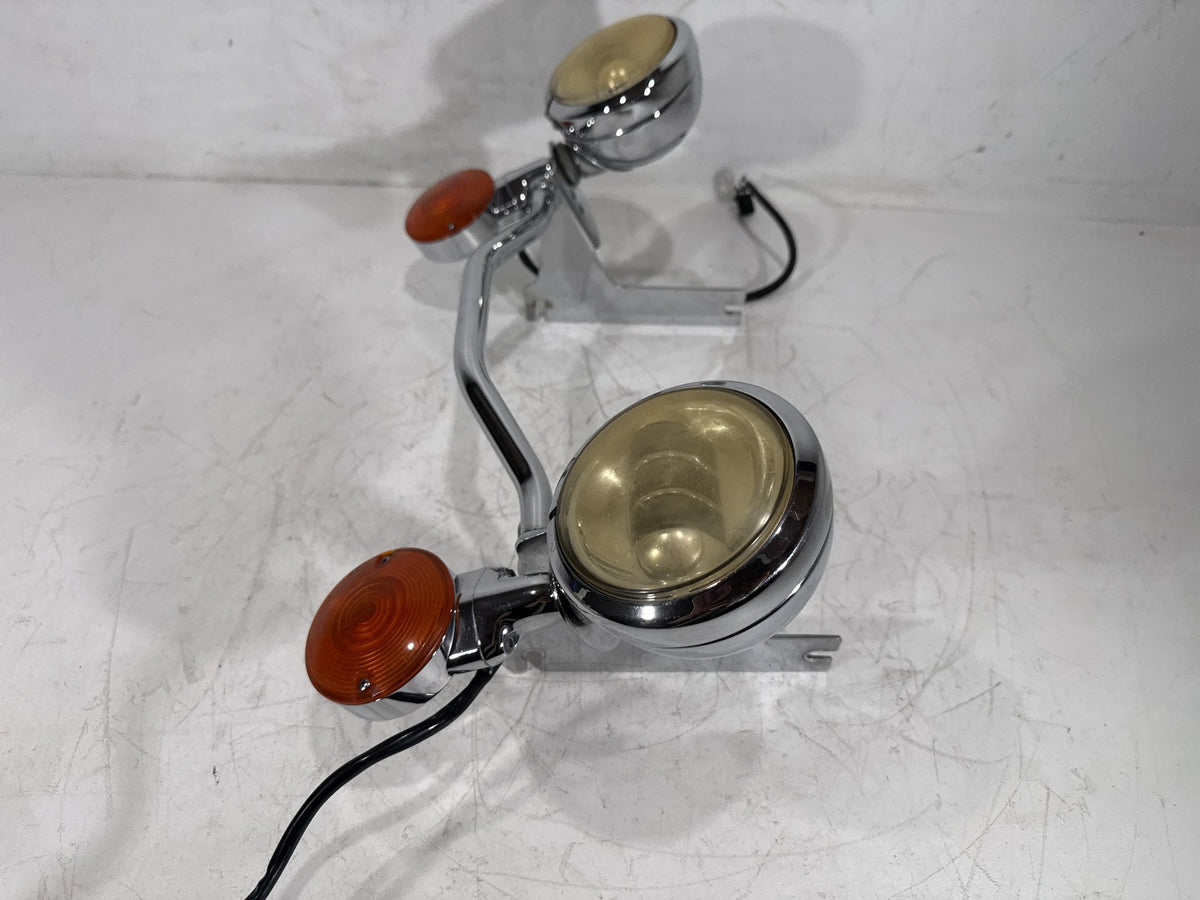 2012 Harley Electra Touring Ultra OEM Front Turn Signal Indicators Aux Light Bar