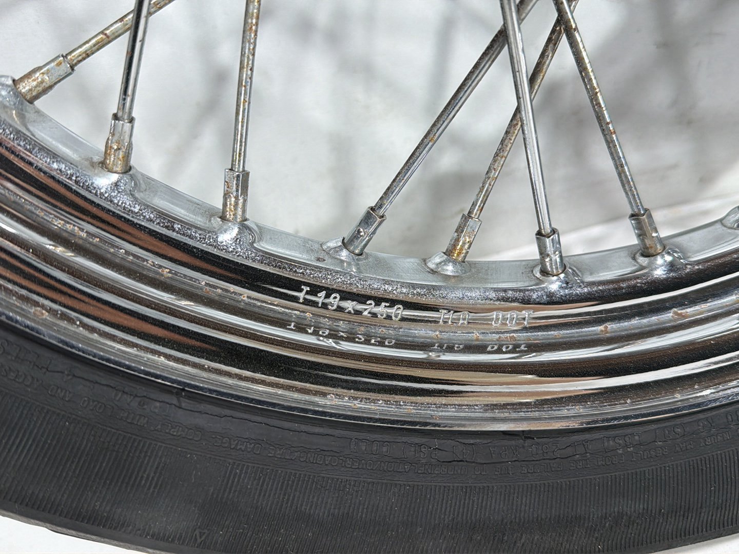 2005 Harley Sportster 1200 Roadster XL1200R OEM Front Rear Wheel Rim Tire Spoked