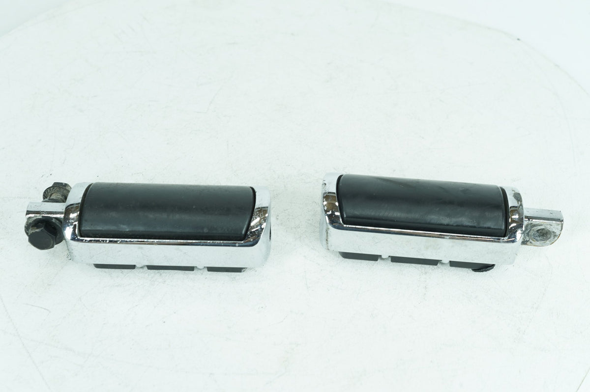 2001 Harley Softail FXSTDI Deuce Left & Right Step Foot Rest Pegs Pirate Skull