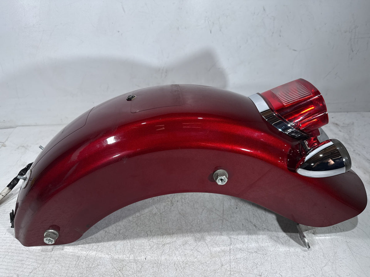 2009 Harley Electra Glide Touring CVO Eagle Rear Wheel Fender & Turn Signals Bar