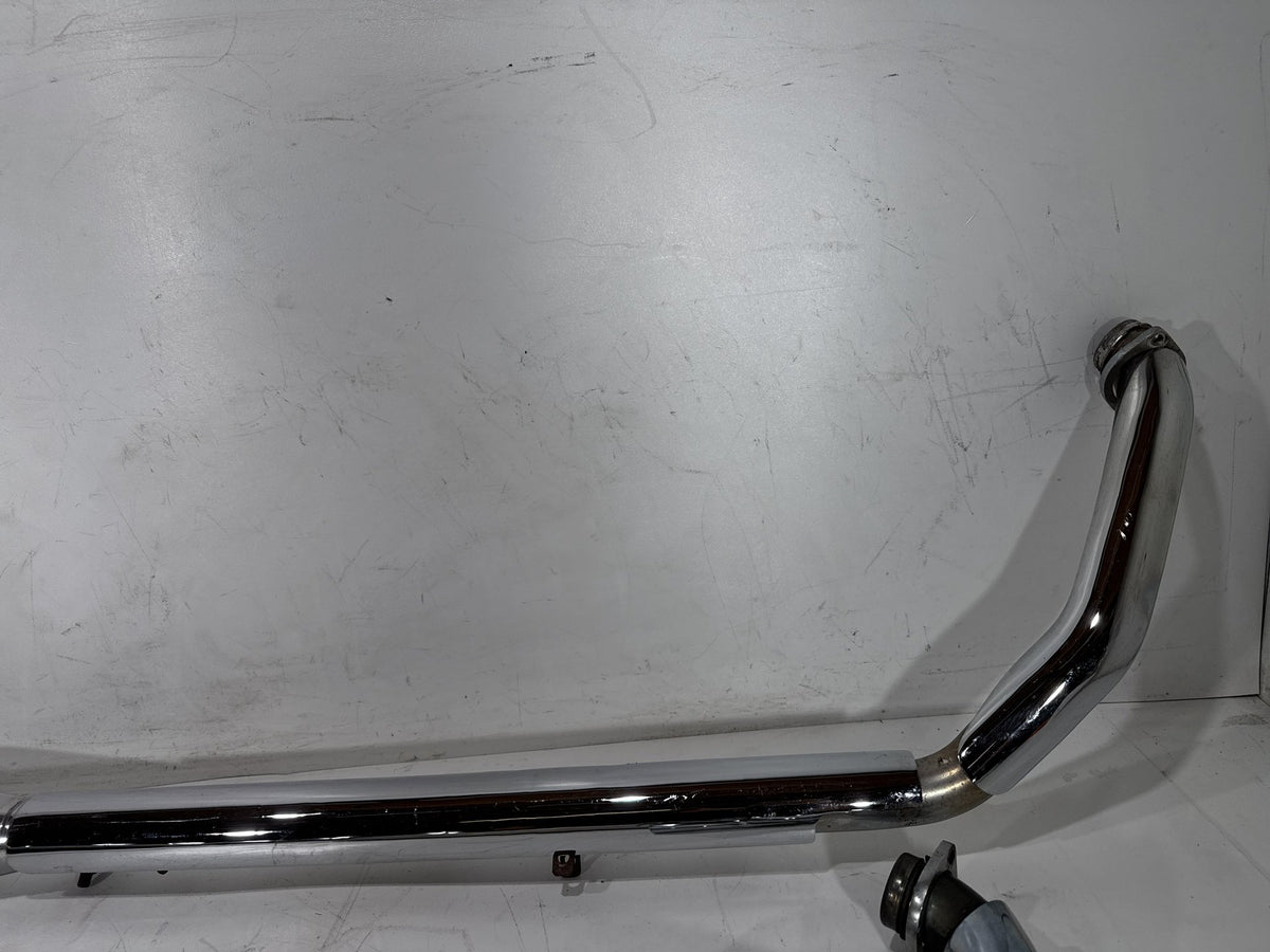 06 Harley Road King Touring Custom Exhaust Header Pipes Vance & Hines Scratched