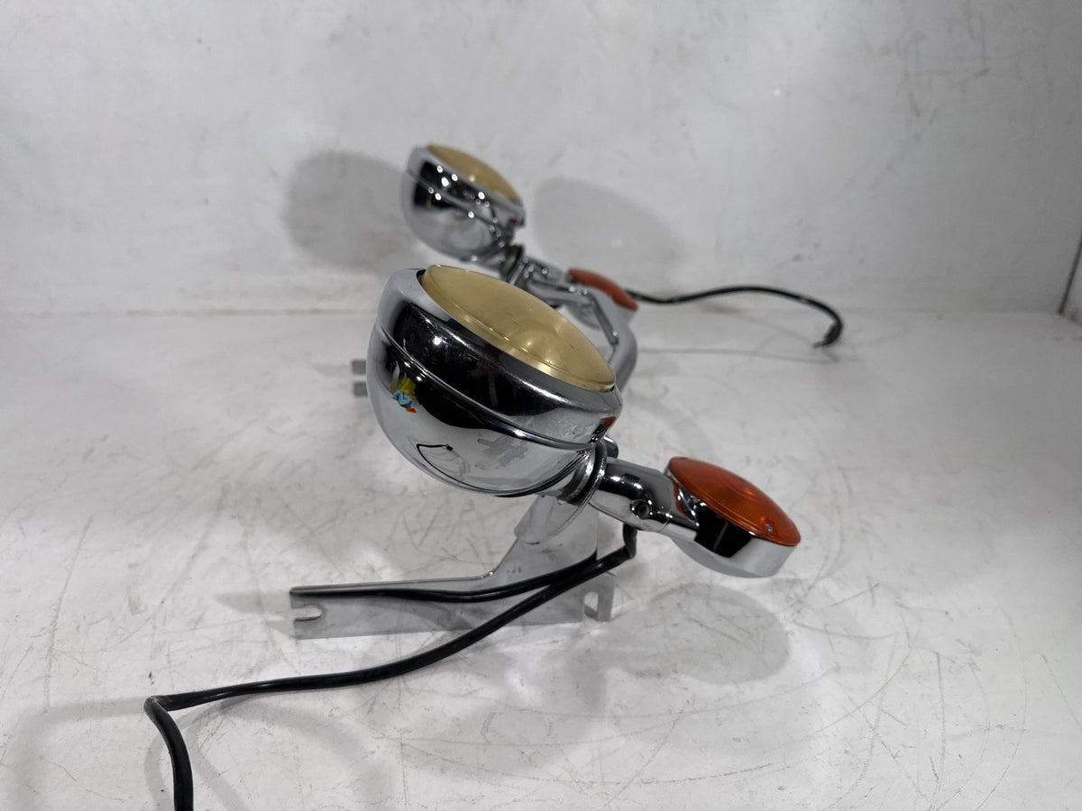 2012 Harley Electra Touring Ultra OEM Front Turn Signal Indicators Aux Light Bar