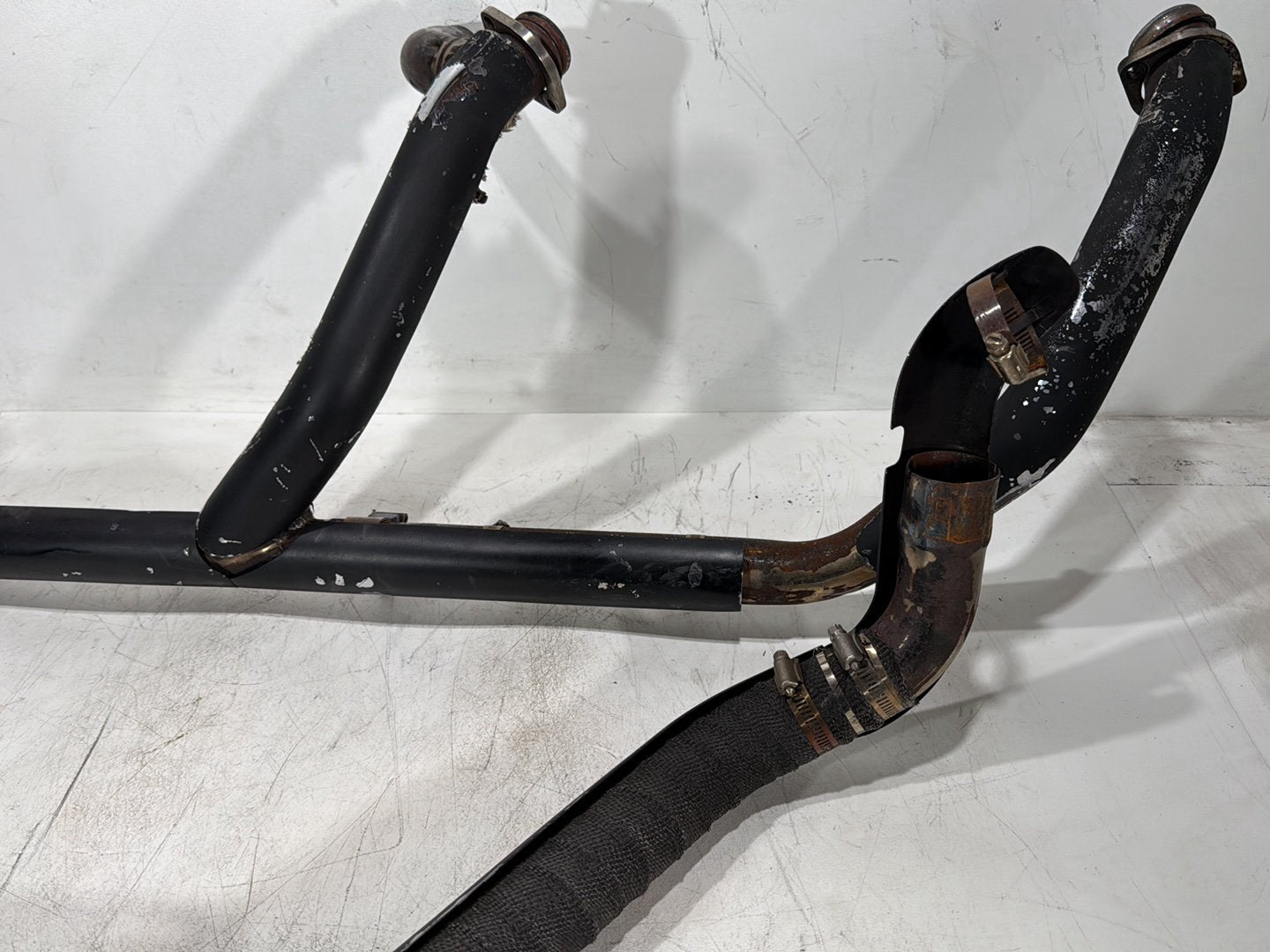 2004 Harley Road King Touring Custom FLHRSI OEM Exhaust Header Muffler Pipes Screamin Eagle