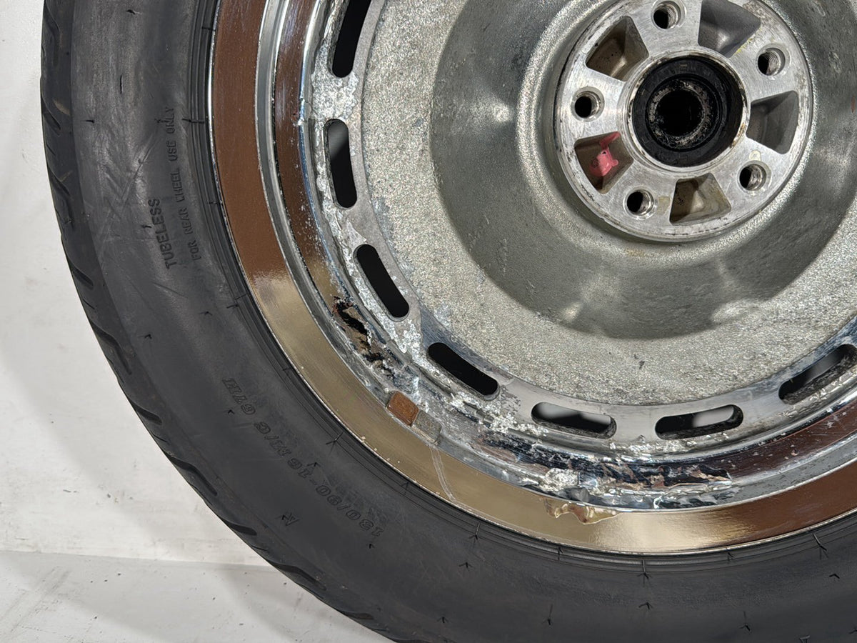 1997 Harley Sportster 1200 Custom XL1200C OEM Rear Wheel Rim Tire 40975-05A 16"