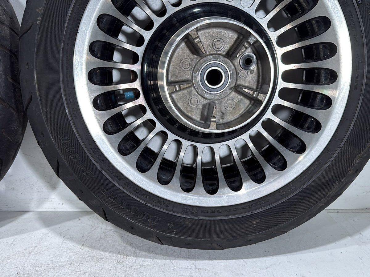 2012 Harley Electra Glide Touring Ultra Front & Rear Wheel Rim Tire 17" 16" NON-abs