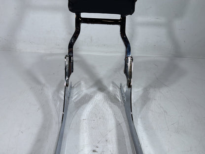 2000 Harley Dyna FXDWG Wide Glide OEM Rear Sissy Bar w/ Backrest Cushion Pad