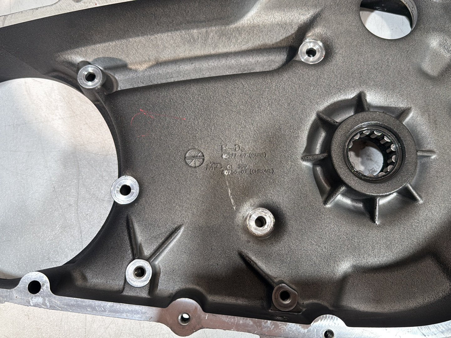 2007 - 2012 Harley-Davidson Touring Electra Glide Ultra Inner Primary Clutch Cover 60677-07