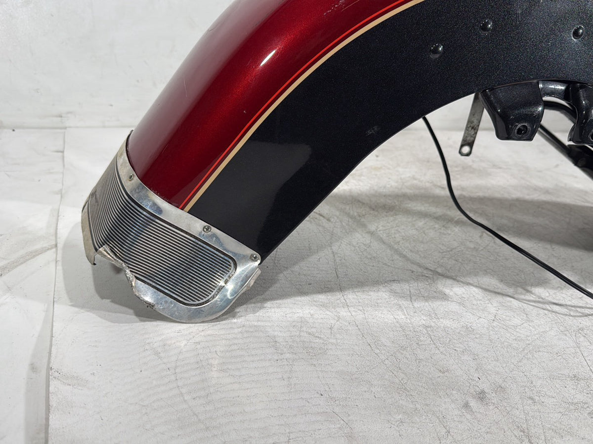 2007 Harley Electra Glide Touring Ultra OEM Front Wheel Fender Shell Panel Dent!