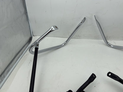 2011 Harley Road King Touring Classic Rear Left Right Saddlebag Guard Rails Bar