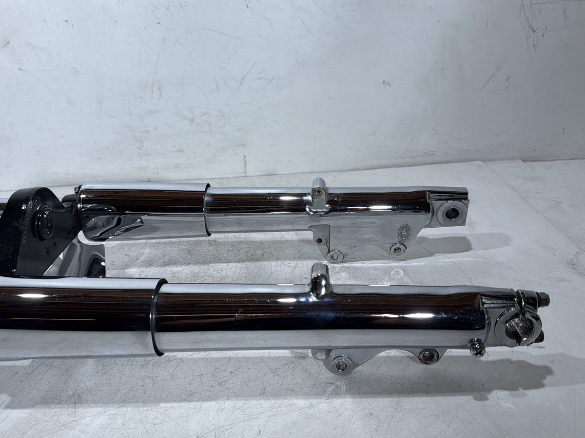 1990 Harley Electra Glide Touring Sport Front Triple Tree Set & LH RH Fork Legs Sliders