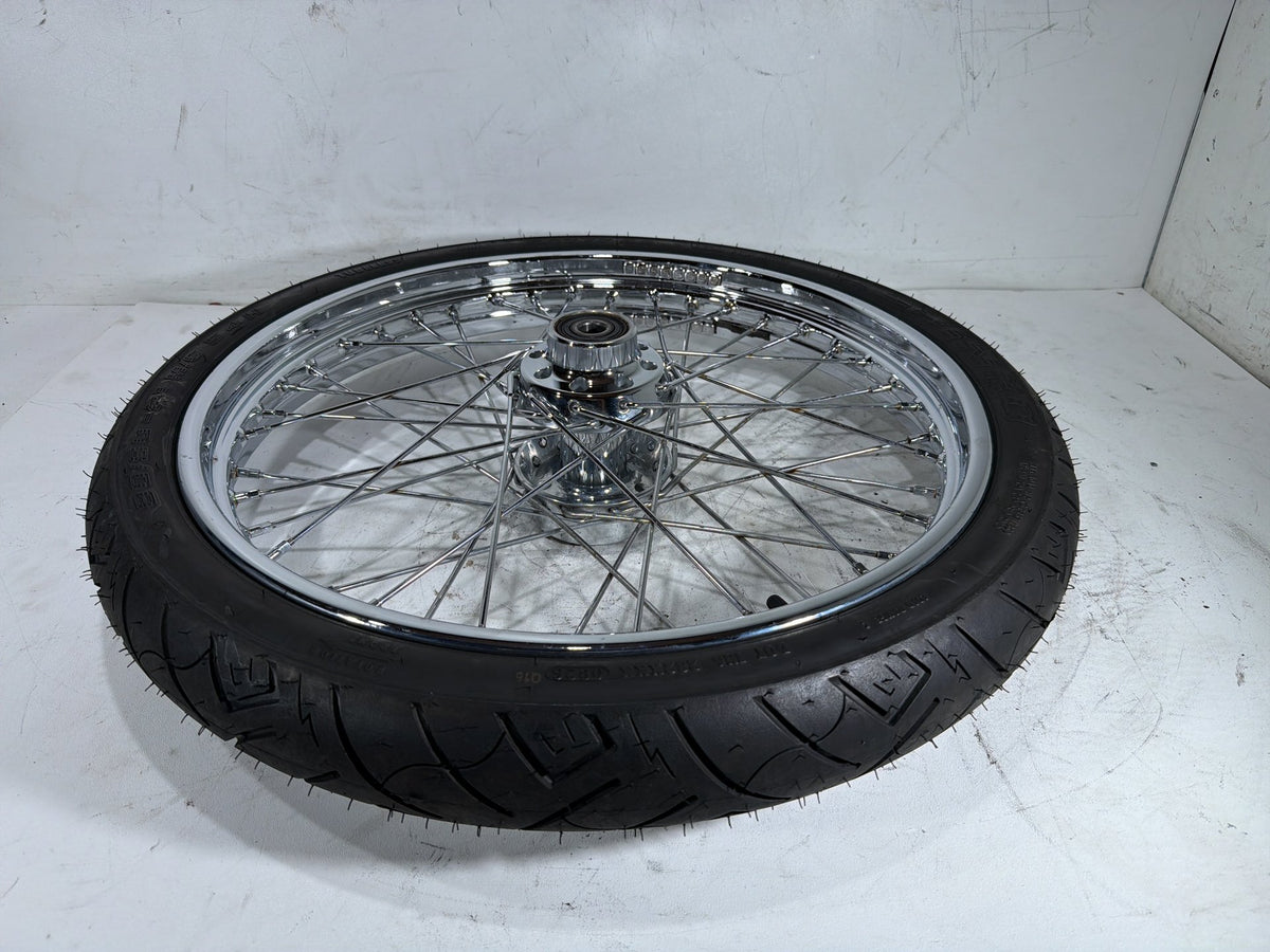 2006 Harley Softail Deuce FXSTDI OEM Front Wheel Rim Tire Spoked 90/80-21 21"