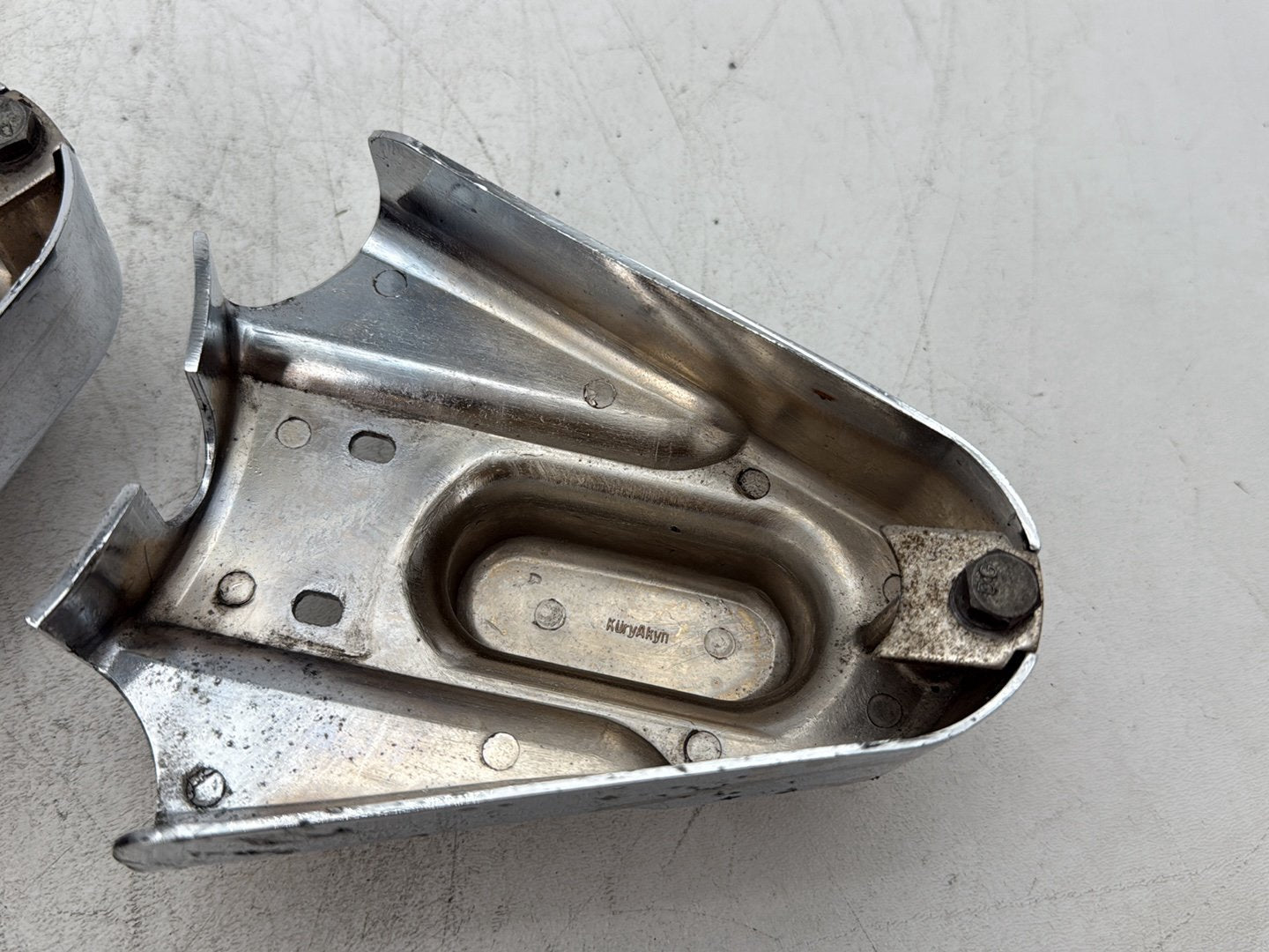 1998 Harley Softail Custom FXSTC OEM Rear Wheel Axle Nut Covers Caps