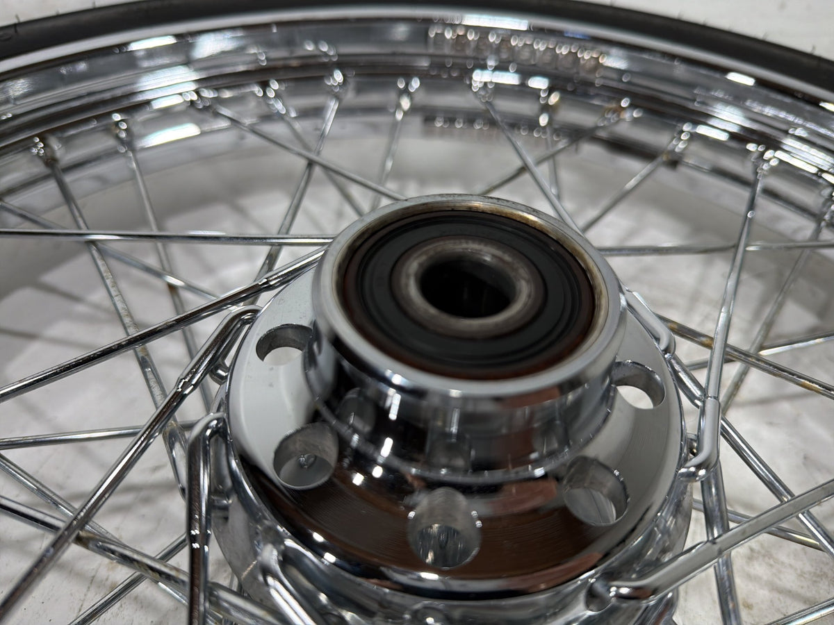 2006 Harley Softail Deuce FXSTDI OEM Front Wheel Rim Tire Spoked 90/80-21 21"