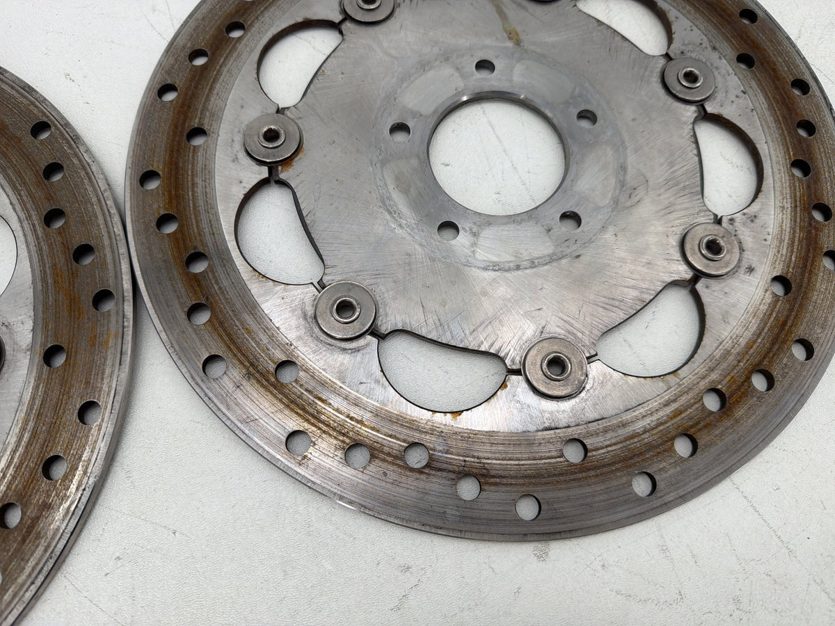 2016 Harley Dyna Fat Bob FXDF 103 OEM Front Brake Rotors Disc Pair