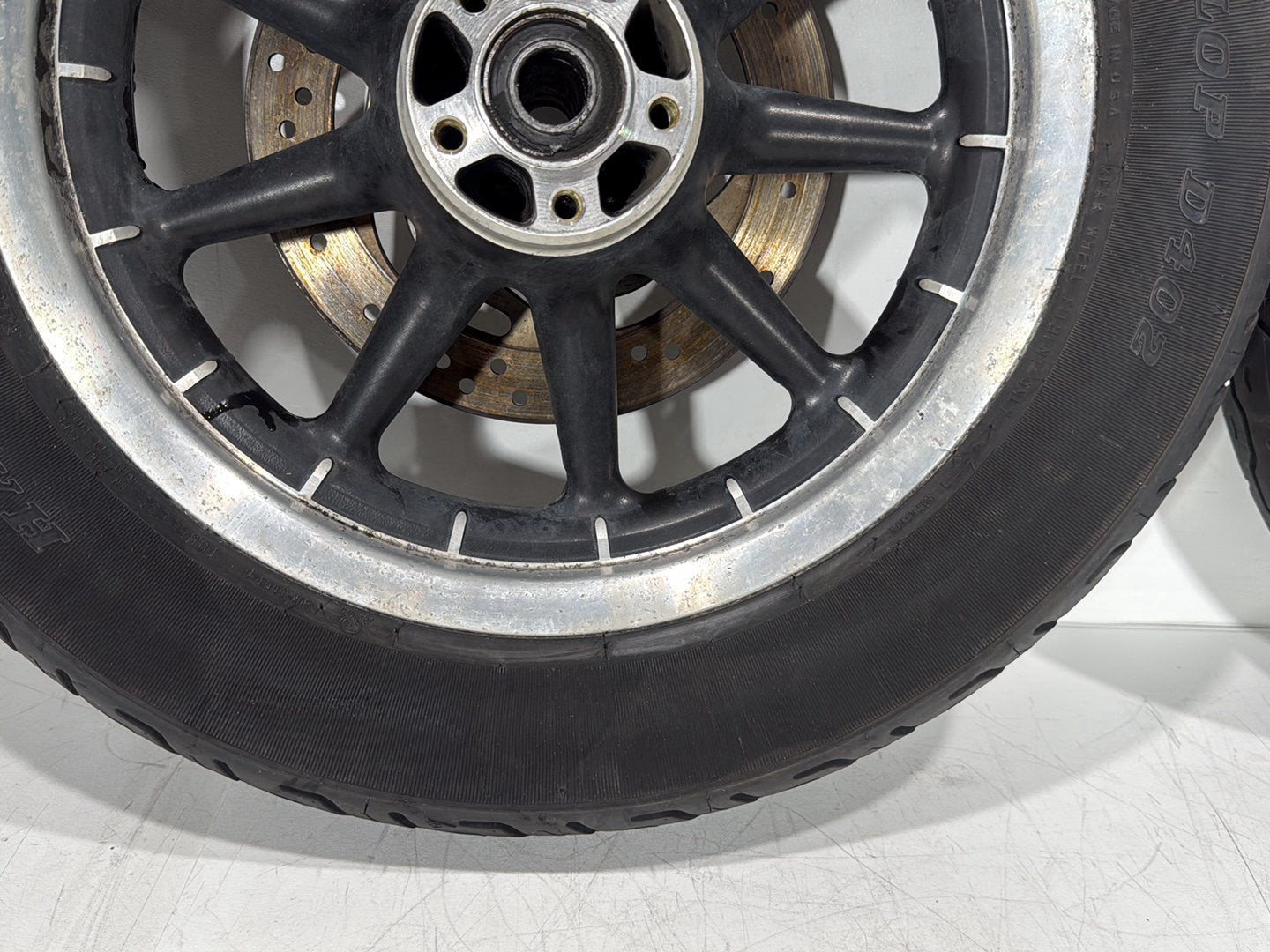 2004 Harley Touring FLHT Electra Glide OEM Front & Rear Wheel Rim Tire