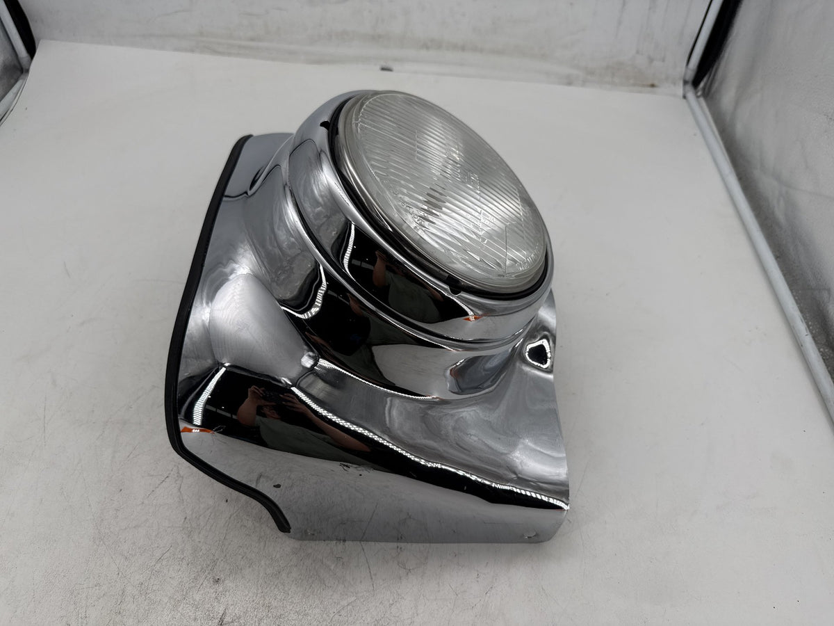 93 Harley Electra Glide Touring Headlight Headlamp Head Light Halogen w/ Nacelle
