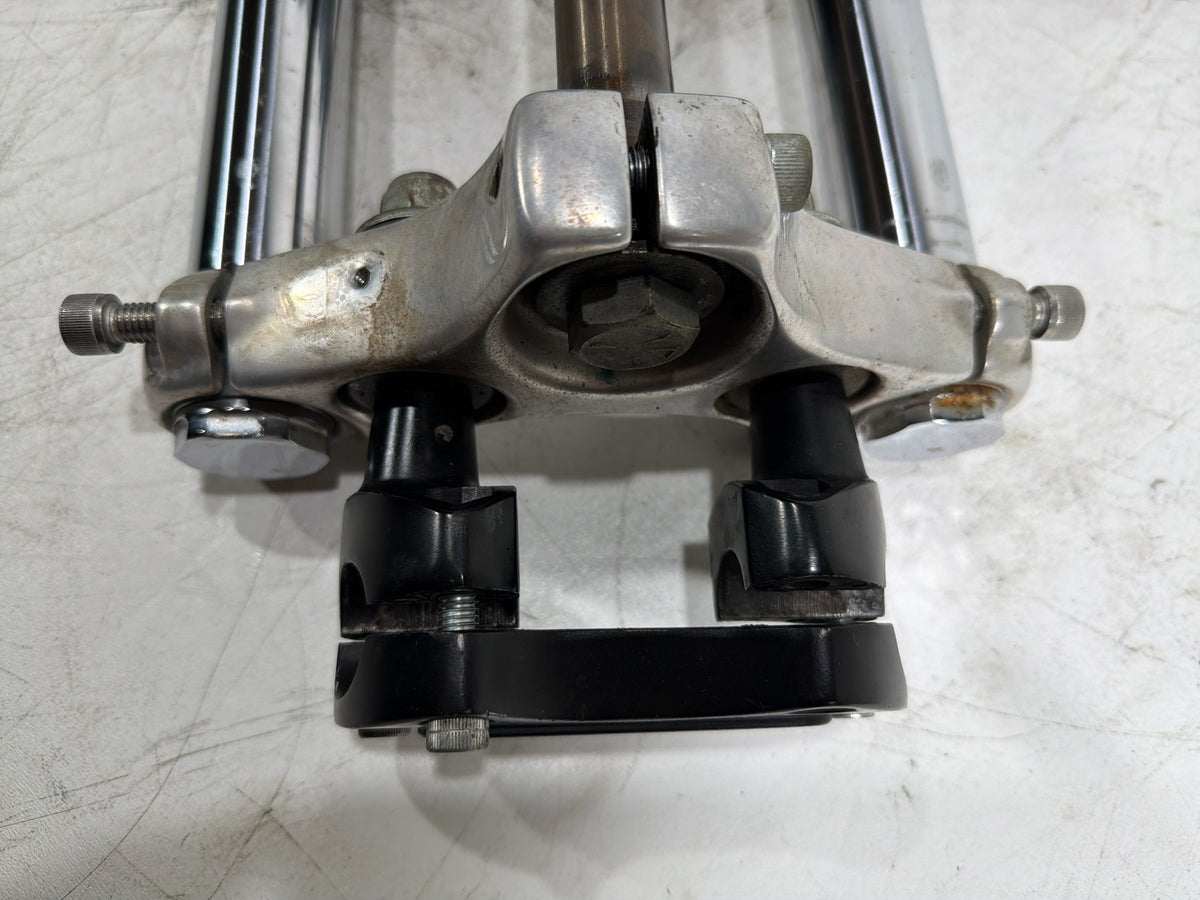 1991 Harley Sportster 883 XLH883 Front Triple Tree Set & LH RH Fork Legs Sliders