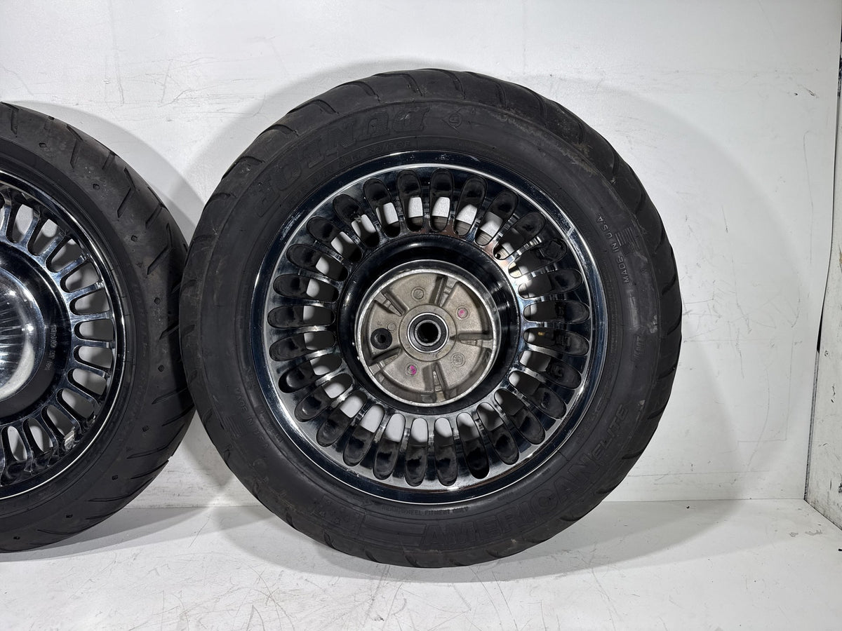 2012 Harley Electra Glide Touring Ultra OEM Front & Rear Wheel Rim Tire 16" 17"