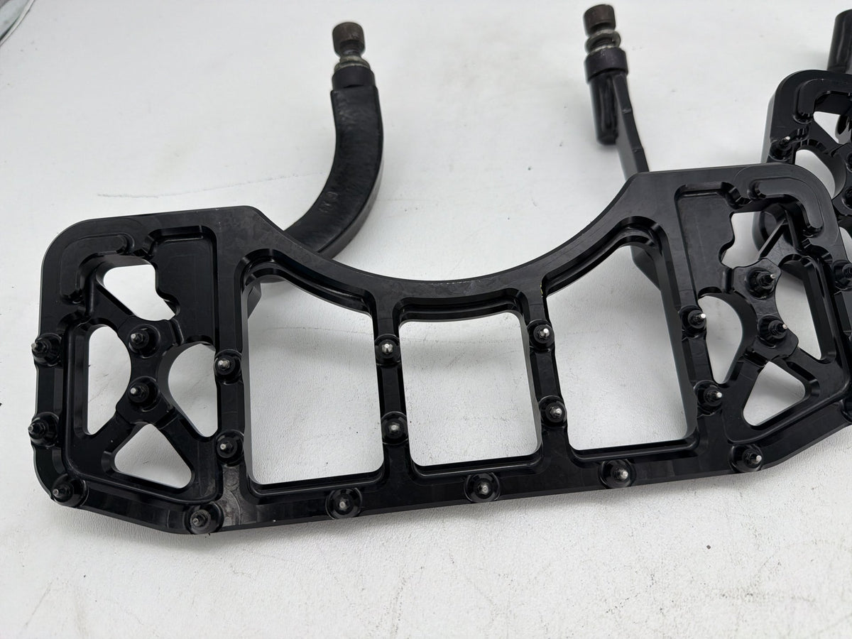 06 Harley Street Glide Touring Left Right Driver Floorboard Foot Rest CNC Billet