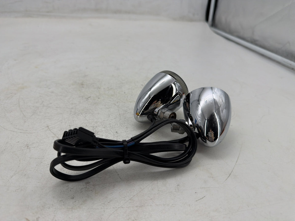 2001 Harley Softail Deuce FXSTD OEM Front Left Right Turn Signal Indicators
