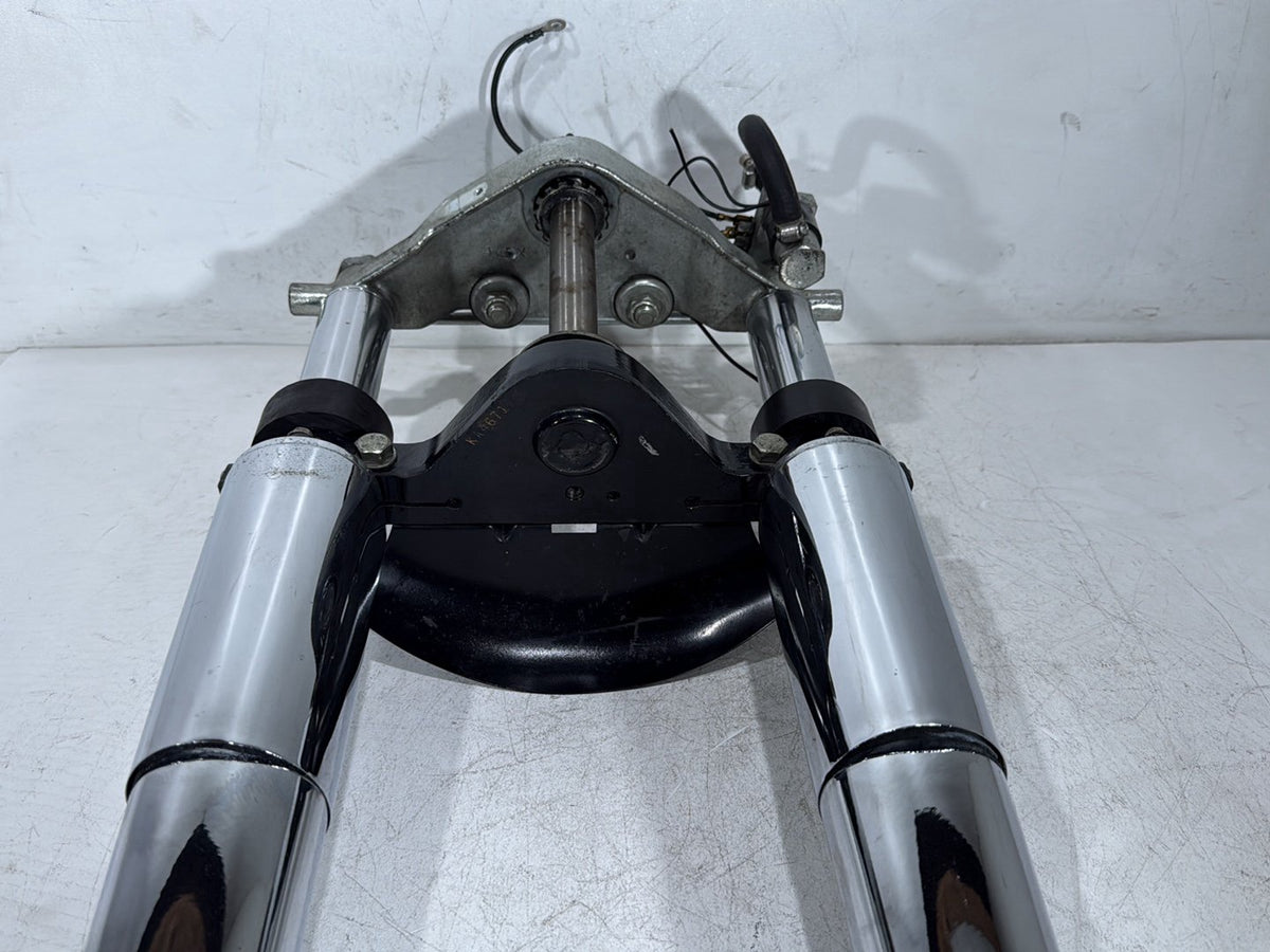 1992 Harley Electra Touring Front Triple Tree Set & LH RH Fork Legs Sliders