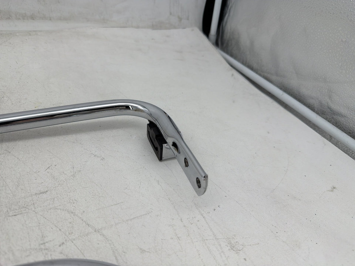 04 Harley Electra Glide CVO Eagle OEM Rear Left Right Saddlebag Guard Rails Bar