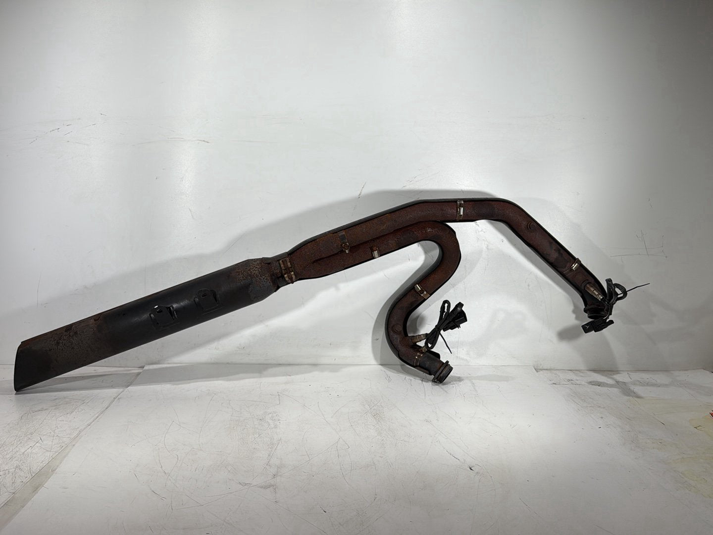 2011 Harley Softail FLSTFB Fat Boy OEM Exhaust Header Pipes Muffler