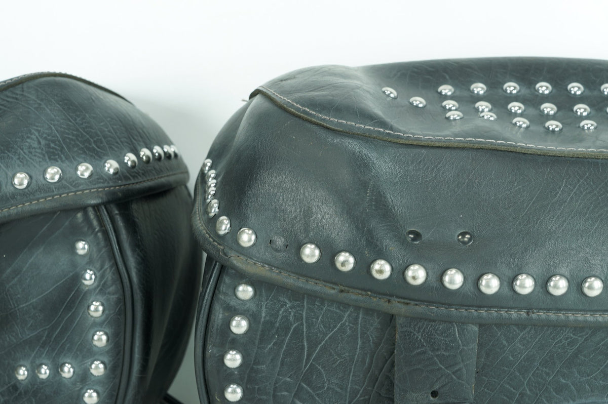 2008 Harley Softail Heritage Classic Rear Left Right Saddlebags Luggage Leather