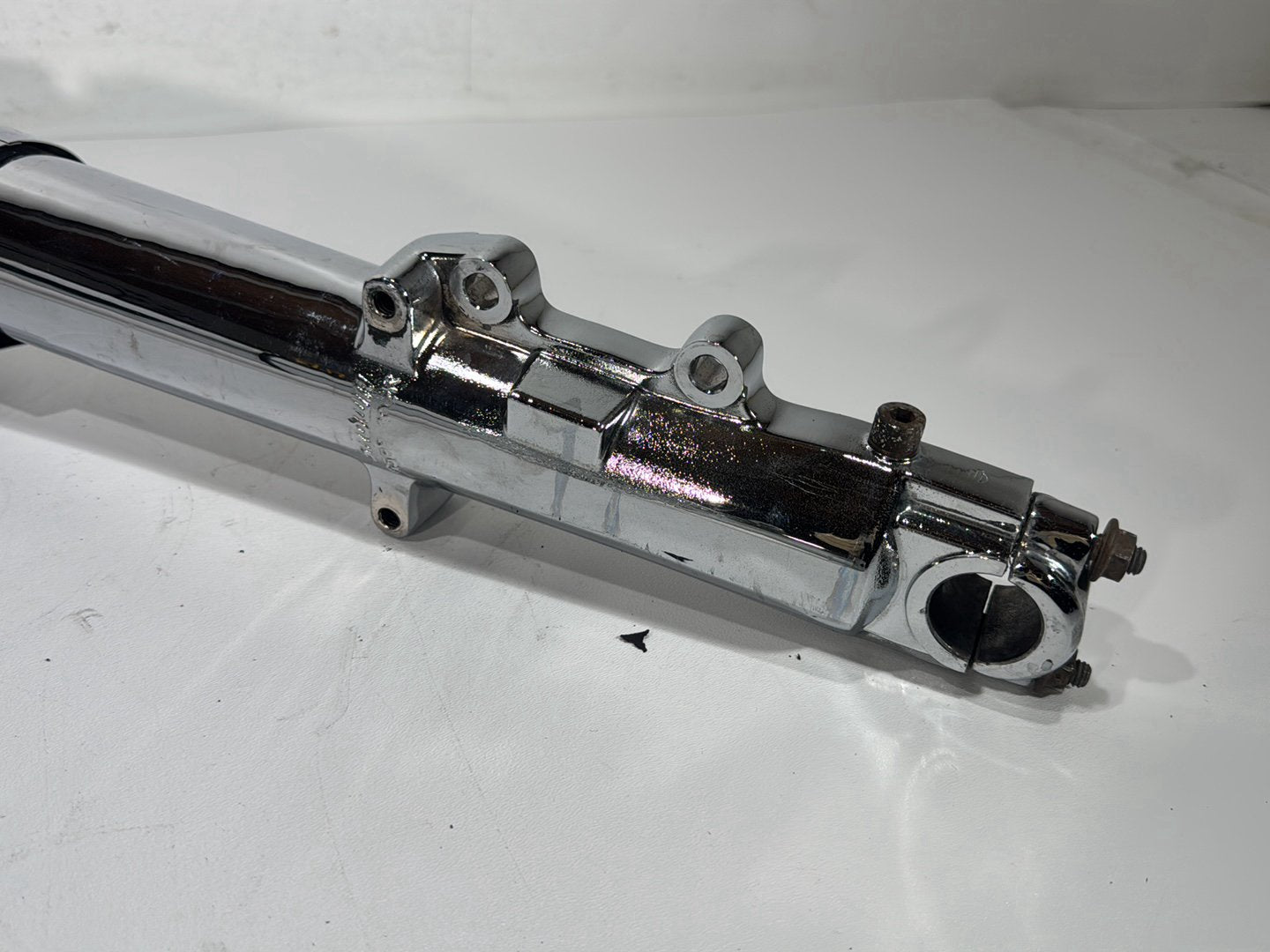 2003 Harley Electra Glide Touring Ultra FLHTCUI OEM Front Triple Tree Set & LH RH Fork Legs Sliders