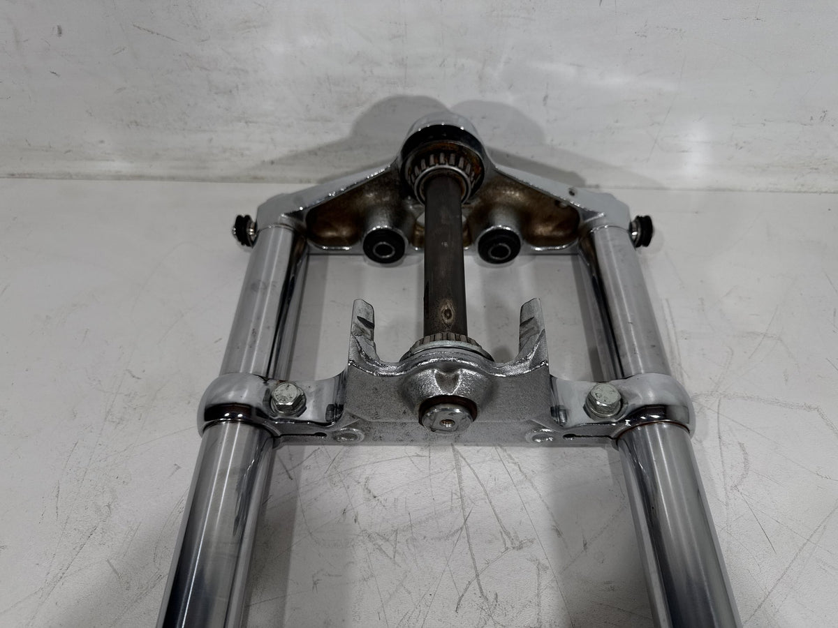 2001 Harley Softail Standard OEM Front Triple Tree Set & LH RH Fork Legs Sliders