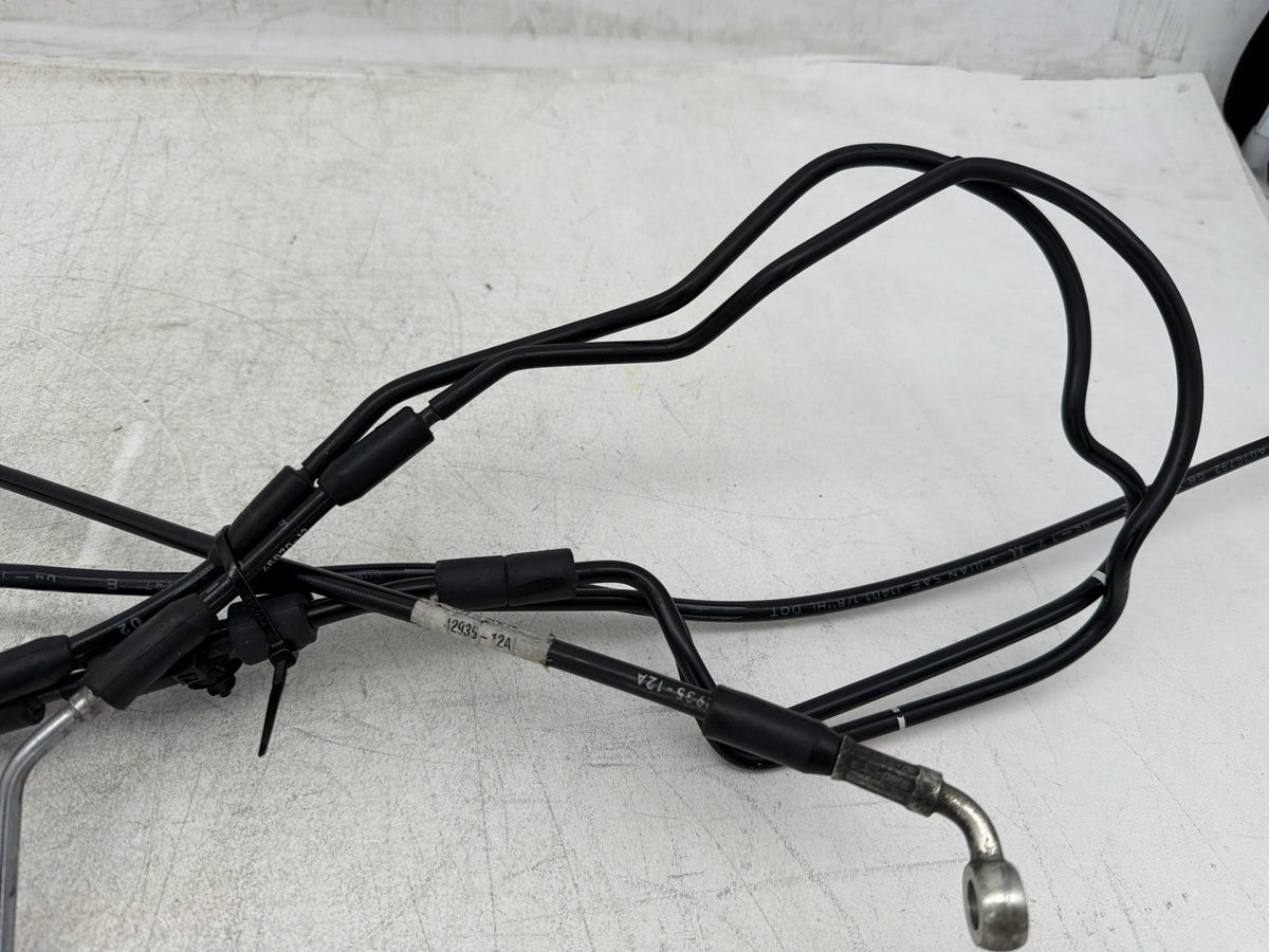 2014 Harley Dyna Switchback FLD OEM Front Brake Hose Line Pipe ABS