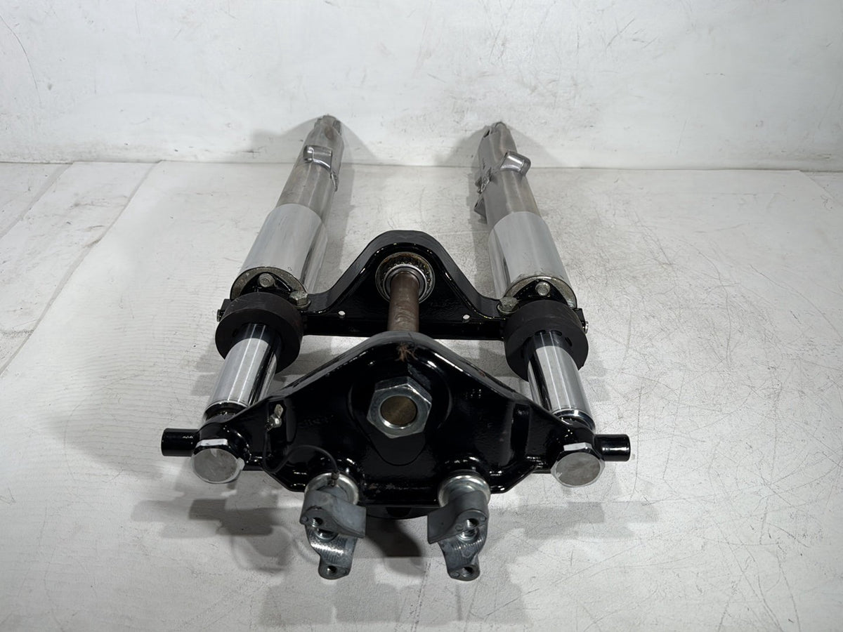 07 Harley Electra Glide Touring Front Triple Tree Set & LH RH Fork Legs Sliders